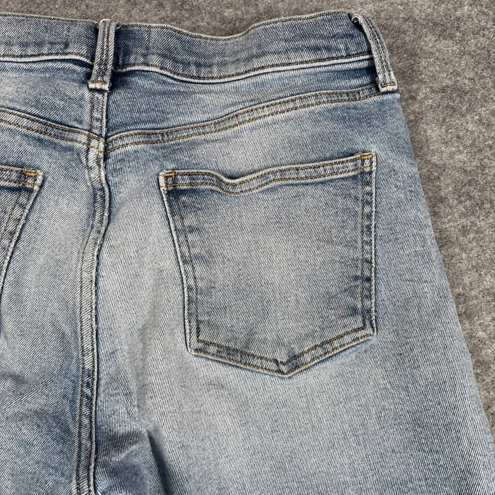 Gap Jeans Mens 30 Light Blue‎ 1969 Button Fly Straight Leg Blue Coral Denim